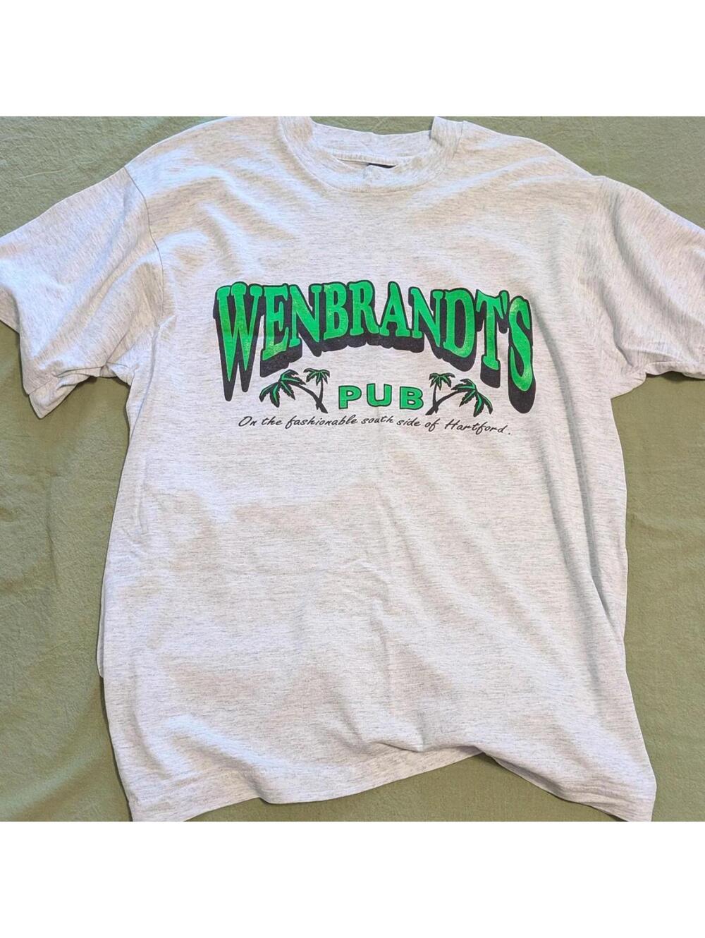 Vintage 80s Wenbrandt’s Pub T-Shirt Single Stitch Screen Stars Best L USA